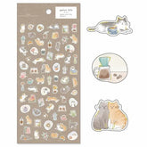 MIND WAVE quiet life - mini - Sticker - Cat - Default Title by Techo Treats Stationery
