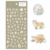MIND WAVE quiet life - mini - Sticker - Fox - Default Title by Techo Treats Stationery