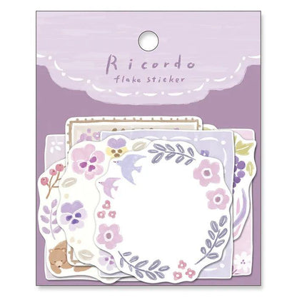 MIND WAVE Ricordo Flake Sticker - Purple - Default Title by Techo Treats Stationery
