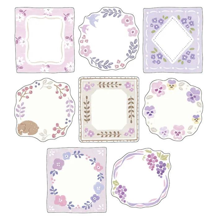 MIND WAVE Ricordo Flake Sticker - Purple - Default Title by Techo Treats Stationery