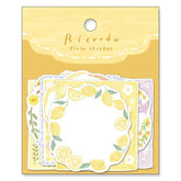 MIND WAVE Ricordo Flake Sticker - Yellow - Default Title by Techo Treats Stationery