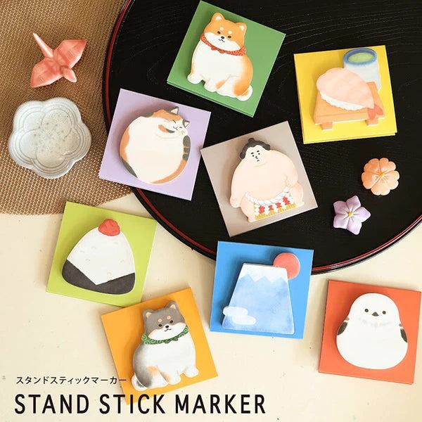 MIND WAVE Stand Stick Marker - Shiba (Red) - Default Title by Techo Treats Stationery