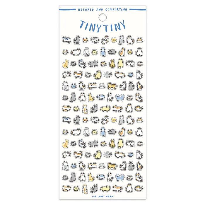 MIND WAVE Tiny Tiny Sticker - Cat - Default Title by Techo Treats Stationery