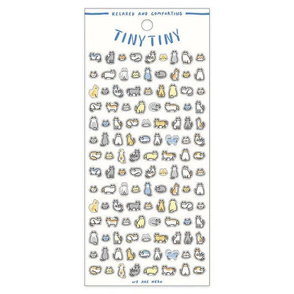 MIND WAVE Tiny Tiny Sticker - Cat - Default Title by Techo Treats Stationery