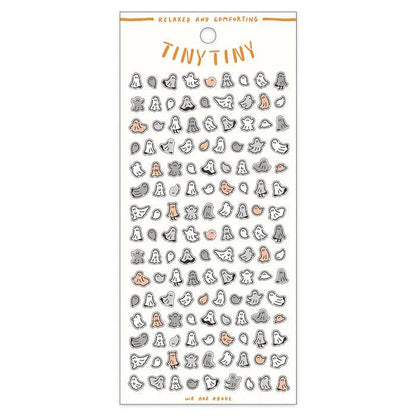 MIND WAVE Tiny Tiny Sticker - Ghost - Default Title by Techo Treats Stationery