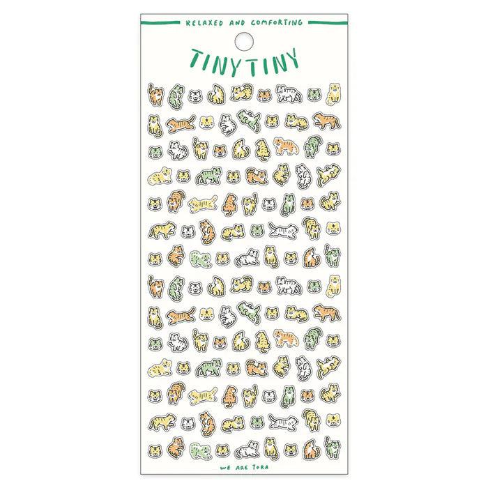 MIND WAVE Tiny Tiny Sticker - Tiger - Default Title by Techo Treats Stationery
