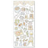 MIND WAVE utakata seal - Coffee - Default Title by Techo Treats Stationery