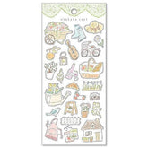 MIND WAVE utakata seal - Garden - Default Title by Techo Treats Stationery