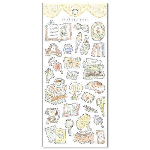 MIND WAVE utakata seal - Room - Default Title by Techo Treats Stationery
