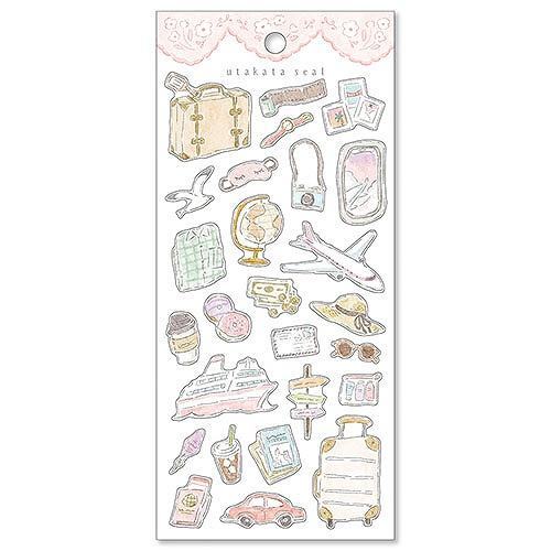 MIND WAVE utakata seal - Travel - Default Title by Techo Treats Stationery