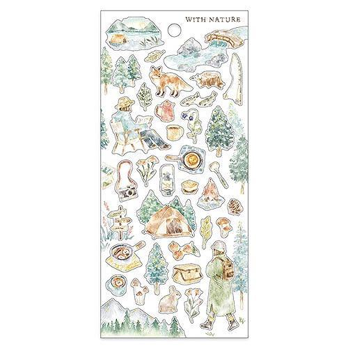 MIND WAVE With Nature Sticker - Hiking - Default Title by Techo Treats Stationery
