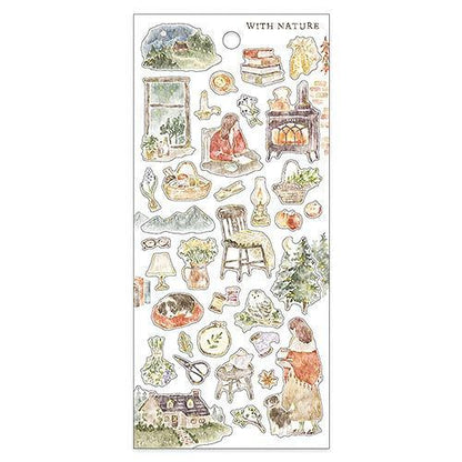 MIND WAVE With Nature Sticker - Hobbies - Default Title by Techo Treats Stationery