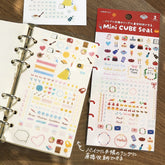Mini CUBE Seal Planner Sticker - Pencil Doodle - Techo Treats
