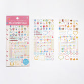 Mini CUBE Seal Planner Sticker - Pixel Graphics - Techo Treats