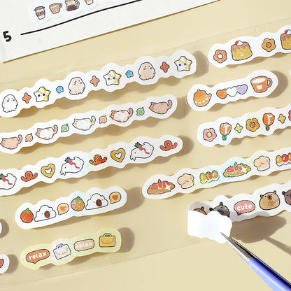 mini LINEA Roll Sticker - Orange - Techo Treats