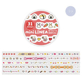 mini LINEA Roll Sticker - Red - Techo Treats