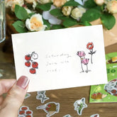 Mini Mini Animals Foil-stamped Flake Seal - Botanical - Techo Treats