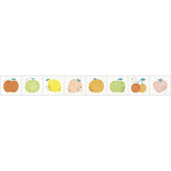 mizutama Clear Masking Tape - Fruit - Techo Treats