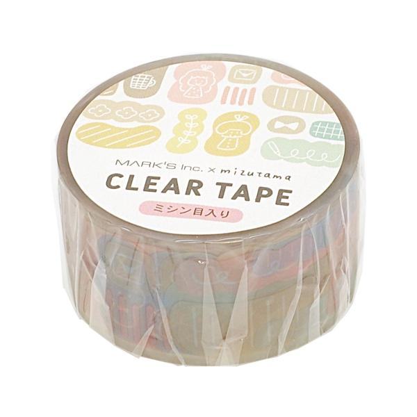 mizutama Clear Masking Tape - Squishy - Techo Treats