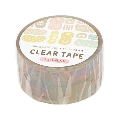 mizutama Clear Masking Tape - Squishy - Techo Treats