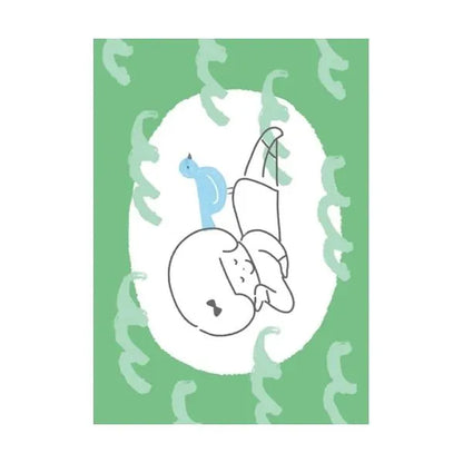 mizutama kokoro moyou Deco Seal - Breezy - Furukawa Shiko - Default Title by Techo Treats Stationery