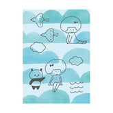 mizutama kokoro moyou Deco Seal - Breezy - Furukawa Shiko - Default Title by Techo Treats Stationery