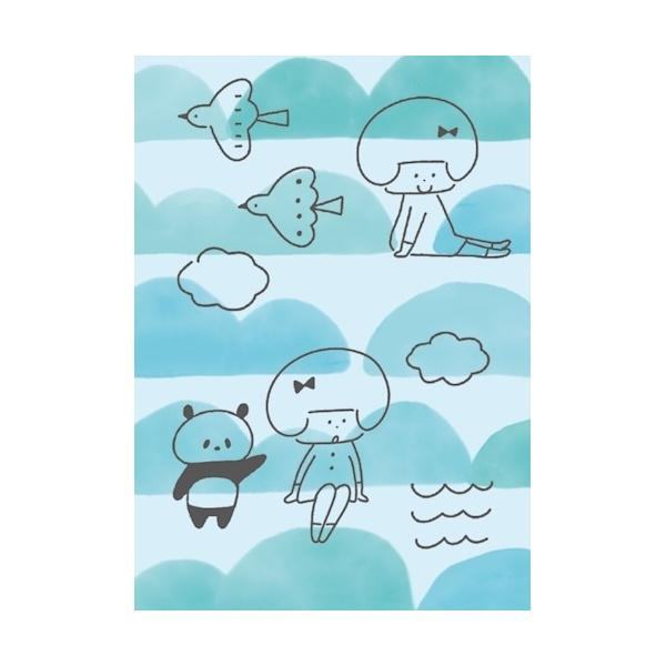 mizutama kokoro moyou Deco Seal - Breezy - Furukawa Shiko - Default Title by Techo Treats Stationery