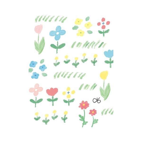 mizutama kokoro moyou Deco Seal - Breezy - Furukawa Shiko - Default Title by Techo Treats Stationery