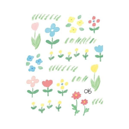 mizutama kokoro moyou Deco Seal - Breezy - Furukawa Shiko - Default Title by Techo Treats Stationery