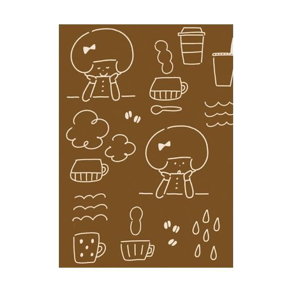 mizutama kokoro moyou Deco Seal - Chilling - Furukawa Shiko - Default Title by Techo Treats Stationery