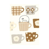 mizutama kokoro moyou Deco Seal - Chilling - Furukawa Shiko - Default Title by Techo Treats Stationery