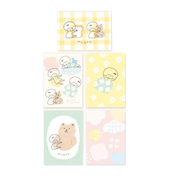 mizutama kokoro moyou Deco Seal - Fluffy - Techo Treats