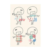 mizutama kokoro moyou Deco Seal - Happy - Furukawa Shiko - Default Title by Techo Treats Stationery