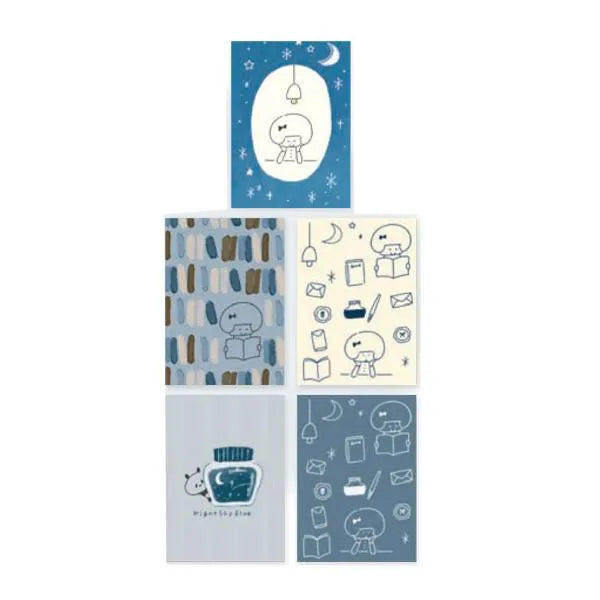 mizutama kokoro moyou Deco Seal - Silence - Furukawa Shiko - Default Title by Techo Treats Stationery