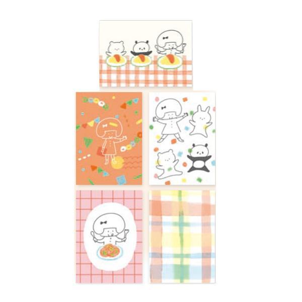 mizutama kokoro moyou Deco Seal - Waiwai - Furukawa Shiko - Default Title by Techo Treats Stationery