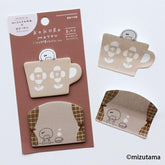 mizutama kokoro moyou Die-cut Sticky Notes - Chilling - Furukawa Shiko - Default Title by Techo Treats Stationery