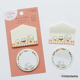 mizutama kokoro moyou Die-cut Sticky Notes - Waiwai - Furukawa Shiko - Default Title by Techo Treats Stationery