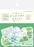 mizutama kokoro moyou Flake Stickers - Breezy - Furukawa Shiko - Default Title by Techo Treats Stationery