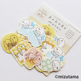 mizutama kokoro moyou Flake Stickers - Fluffy - Furukawa Shiko - Default Title by Techo Treats Stationery