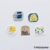 mizutama kokoro moyou Flake Stickers - Silence - Furukawa Shiko - Default Title by Techo Treats Stationery