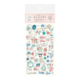 mizutama kokoro moyou Layered Decoration Sticker Sheet - Happy - Techo Treats