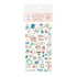 mizutama kokoro moyou Layered Decoration Sticker Sheet - Happy - Techo Treats