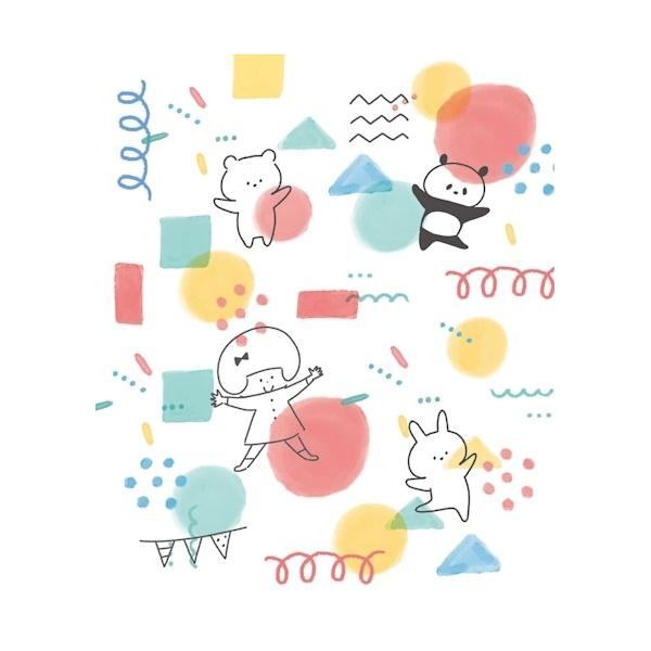 mizutama kokoro moyou Scrapbooking Paper Set - Cheerful - Furukawa Shiko - Default Title by Techo Treats Stationery