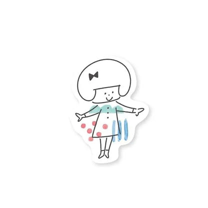 mizutama kokoro moyou Scrapbooking Paper Set - Cheerful - Furukawa Shiko - Default Title by Techo Treats Stationery