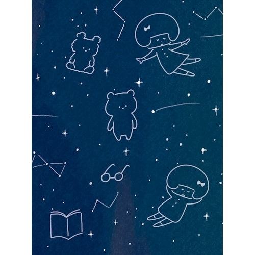 mizutama kokoro moyou Scrapbooking Paper Set - Relaxing - Furukawa Shiko - Default Title by Techo Treats Stationery