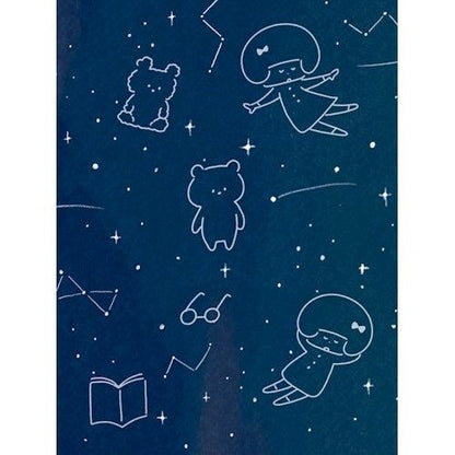 mizutama kokoro moyou Scrapbooking Paper Set - Relaxing - Furukawa Shiko - Default Title by Techo Treats Stationery