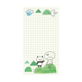 mizutama kokoro moyou Slim Memo - Breezy - Furukawa Shiko - Default Title by Techo Treats Stationery