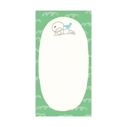mizutama kokoro moyou Slim Memo - Breezy - Furukawa Shiko - Default Title by Techo Treats Stationery