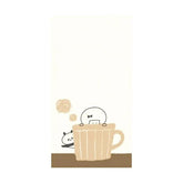 mizutama kokoro moyou Slim Memo - Chilling - Furukawa Shiko - Default Title by Techo Treats Stationery