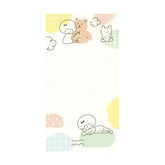mizutama kokoro moyou Slim Memo - Fluffy - Furukawa Shiko - Default Title by Techo Treats Stationery